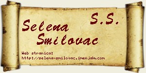 Selena Smilovac vizit kartica